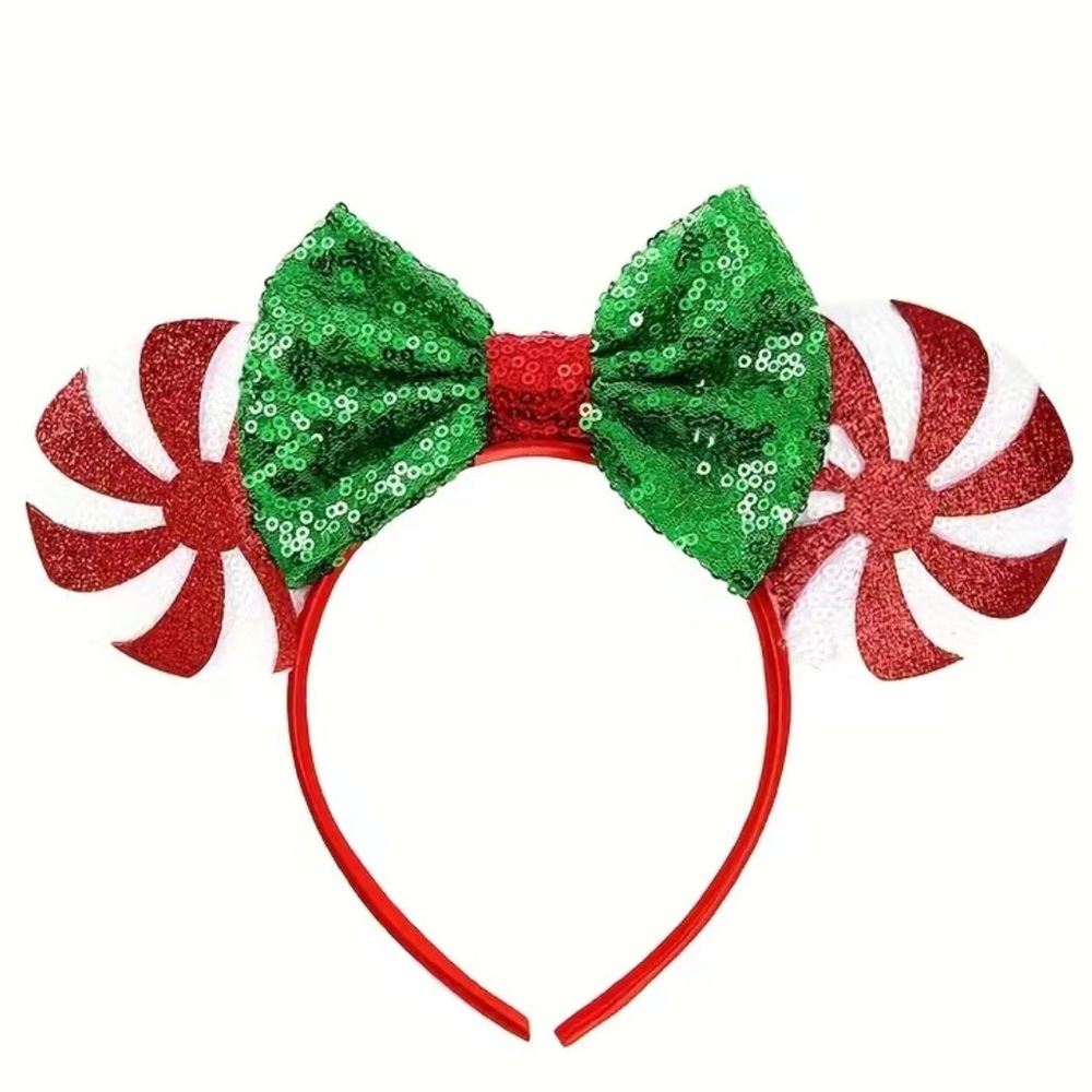 NWOT Christmas Minnie Ears Headband